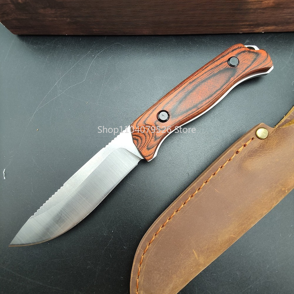 Cuchillo fijo BM 15002 Saddle  - Edc Carry Knife reseña y precio