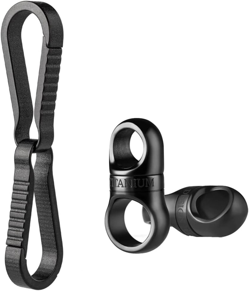Conector de llavero giratorio  - Edc Carry Clip reseña y precio