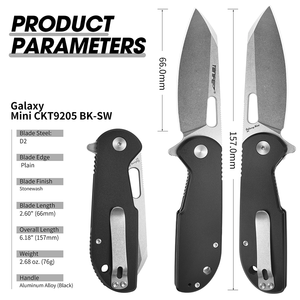 Cuchillo plegable TONIFE Galax - Edc Carry Knife reseña y precio