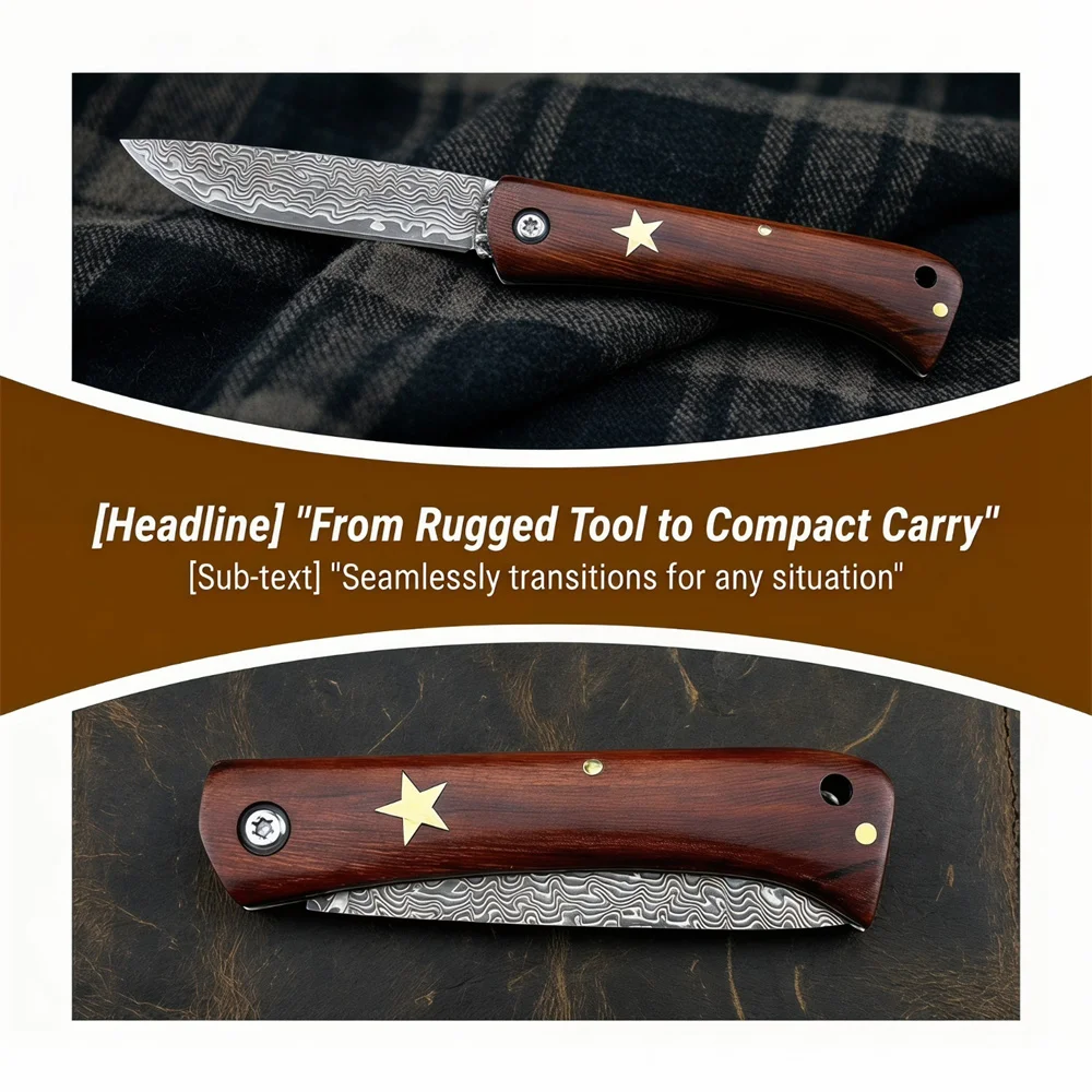 Navaja plegable de bolsillo ED - Edc Carry Knife reseña y precio